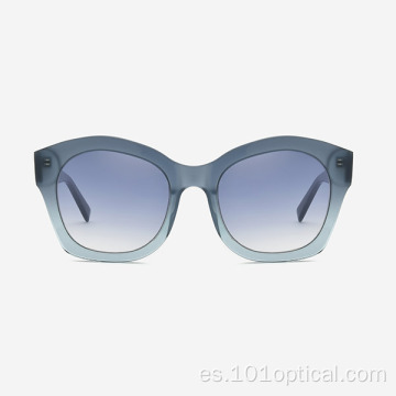 Gafas de sol angulares retro para mujer